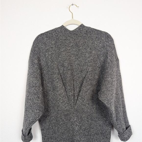 NWT Etoile Isabel Marant Grey Moana Cinched Wool Oversized Sweater Size 2 - Picture 4 of 9